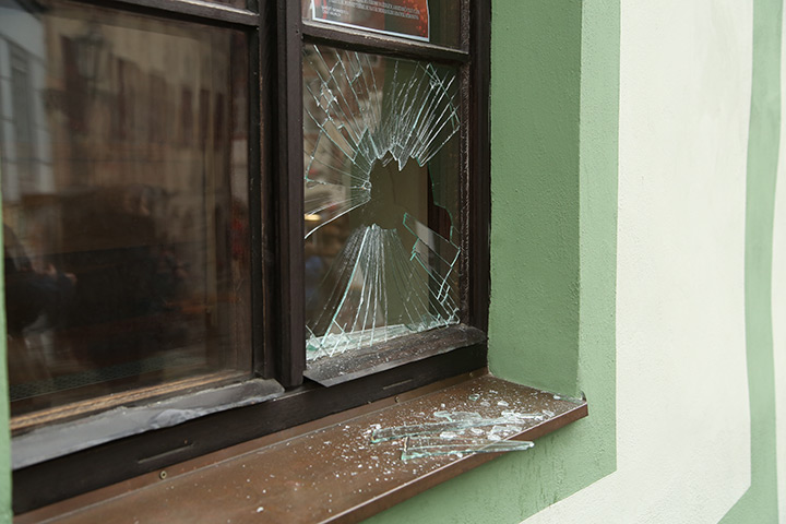 A2B Glass are able to board up broken windows while they are being repaired in Marks Gate.